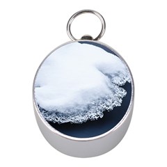 Ice, Snow And Moving Water Mini Silver Compasses by Ucco