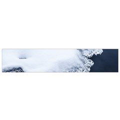 Ice, Snow And Moving Water Small Flano Scarf