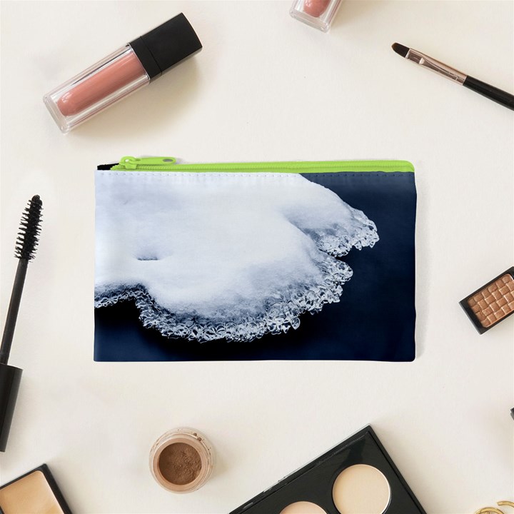 Ice, Snow And Moving Water Cosmetic Bag (XS)