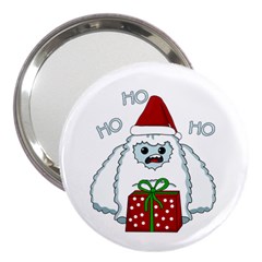 Yeti Xmas 3  Handbag Mirrors by Valentinaart