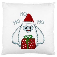 Yeti Xmas Standard Flano Cushion Case (two Sides) by Valentinaart