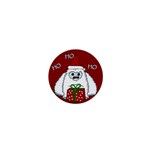 Yeti Xmas 1  Mini Buttons Front