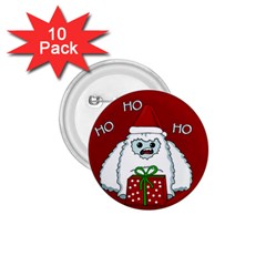 Yeti Xmas 1 75  Buttons (10 Pack) by Valentinaart