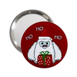 Yeti Xmas 2.25  Handbag Mirrors Front