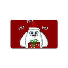 Yeti Xmas Magnet (name Card) by Valentinaart