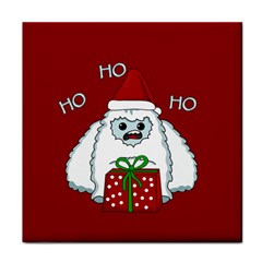 Yeti Xmas Face Towel by Valentinaart