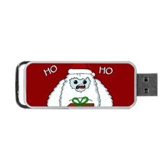 Yeti Xmas Portable Usb Flash (two Sides) by Valentinaart