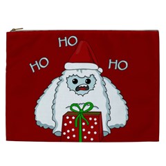 Yeti Xmas Cosmetic Bag (xxl)  by Valentinaart