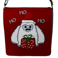 Yeti Xmas Flap Messenger Bag (s) by Valentinaart