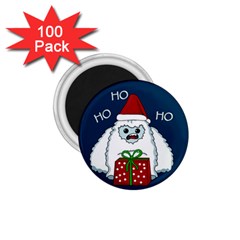 Yeti Xmas 1 75  Magnets (100 Pack)  by Valentinaart