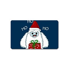 Yeti Xmas Magnet (name Card) by Valentinaart