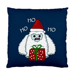 Yeti Xmas Standard Cushion Case (two Sides) by Valentinaart