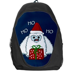 Yeti Xmas Backpack Bag by Valentinaart