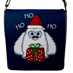 Yeti Xmas Flap Messenger Bag (s) by Valentinaart