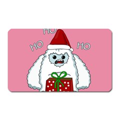 Yeti Xmas Magnet (rectangular) by Valentinaart