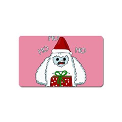 Yeti Xmas Magnet (name Card) by Valentinaart