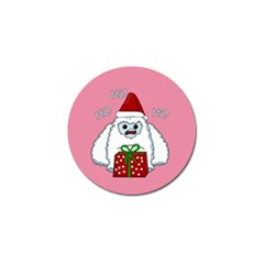 Yeti Xmas Golf Ball Marker by Valentinaart