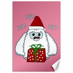 Yeti Xmas Canvas 12  X 18   by Valentinaart