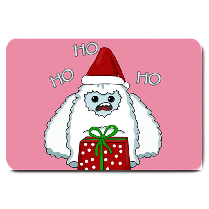 Yeti Xmas Large Doormat 