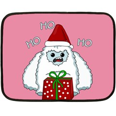 Yeti Xmas Fleece Blanket (mini) by Valentinaart