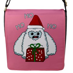 Yeti Xmas Flap Messenger Bag (s) by Valentinaart