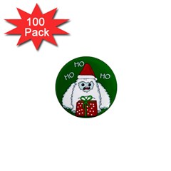 Yeti Xmas 1  Mini Magnets (100 Pack)  by Valentinaart