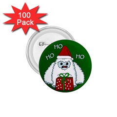 Yeti Xmas 1 75  Buttons (100 Pack)  by Valentinaart