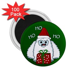 Yeti Xmas 2 25  Magnets (100 Pack)  by Valentinaart