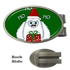 Yeti Xmas Money Clips (oval)  by Valentinaart