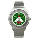 Yeti Xmas Stainless Steel Watch Front