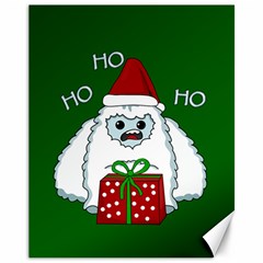 Yeti Xmas Canvas 11  X 14   by Valentinaart