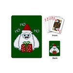 Yeti Xmas Playing Cards (Mini)  Back