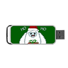 Yeti Xmas Portable Usb Flash (two Sides) by Valentinaart