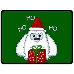 Yeti Xmas Double Sided Fleece Blanket (large) 