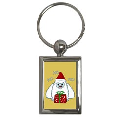 Yeti Xmas Key Chains (Rectangle) 