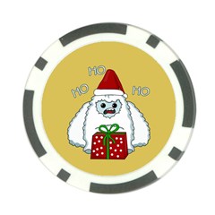 Yeti Xmas Poker Chip Card Guard (10 pack)