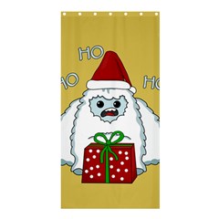 Yeti Xmas Shower Curtain 36  x 72  (Stall) 