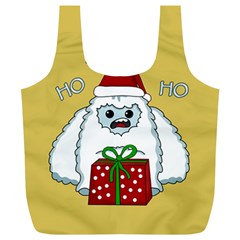 Yeti Xmas Full Print Recycle Bags (L) 