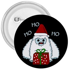 Yeti Xmas 3  Buttons by Valentinaart