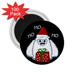 Yeti Xmas 2 25  Magnets (100 Pack)  by Valentinaart