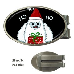 Yeti Xmas Money Clips (oval)  by Valentinaart