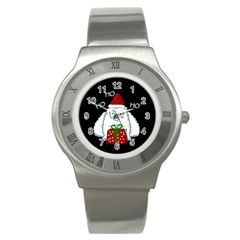 Yeti Xmas Stainless Steel Watch by Valentinaart