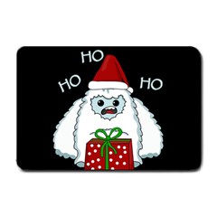 Yeti Xmas Small Doormat  by Valentinaart