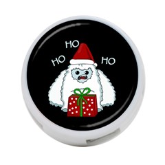 Yeti Xmas 4-port Usb Hub (one Side) by Valentinaart