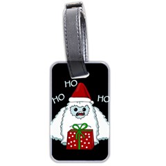 Yeti Xmas Luggage Tags (two Sides) by Valentinaart