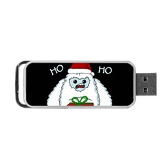 Yeti Xmas Portable Usb Flash (one Side) by Valentinaart