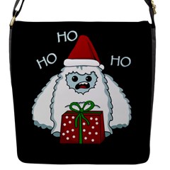 Yeti Xmas Flap Messenger Bag (s) by Valentinaart