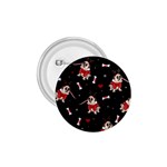 Pug Xmas Pattern 1.75  Buttons Front