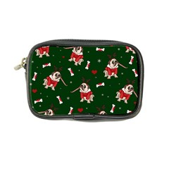 Pug Xmas Pattern Coin Purse by Valentinaart