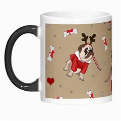 Pug Xmas Pattern Morph Mugs by Valentinaart